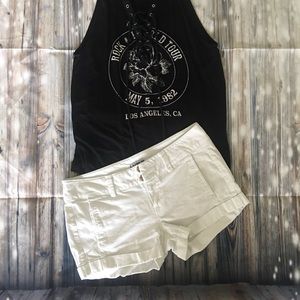 JCrew white shorts